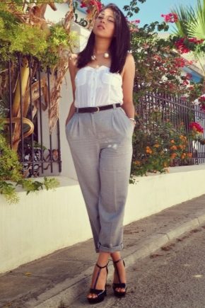 Pantalones de mujer gris