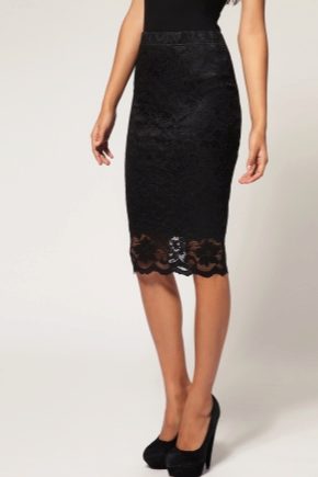 Lace Pencil Skirt