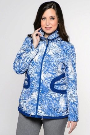 Lightweight women's jackets and coats in large sizes