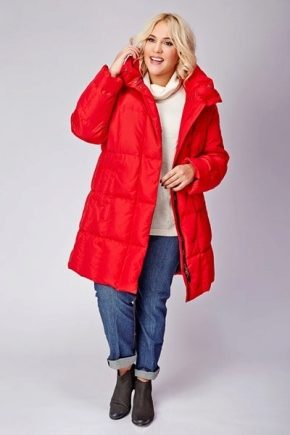 Men's and women's jackets of large sizes of autumn-winter season