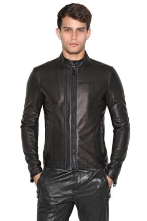 Men's jackets made of genuine leather