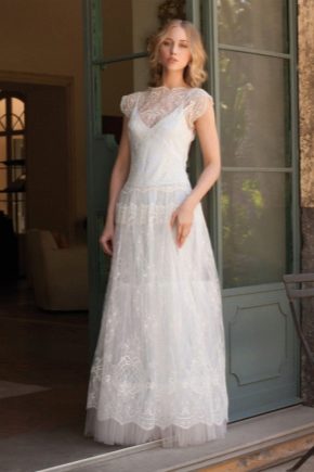 Wedding dress in Provence style