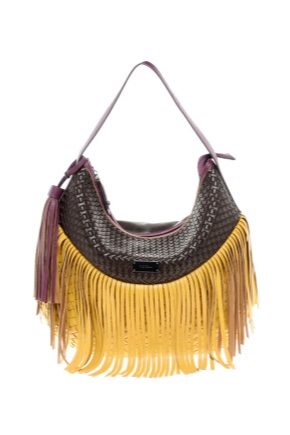 Bolso para mujer con flecos.