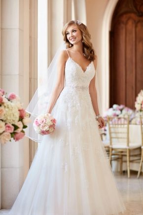 Vestido de novia blanco 2019 - Elegante clásico