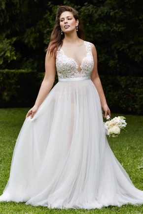 Vestidos de novia para novias completas.