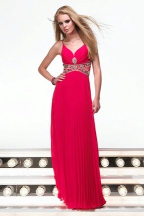 Pink evening gown