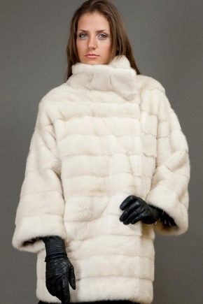 White mink coat