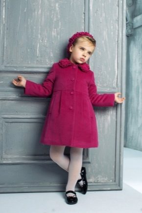 Children's wool coat for girls