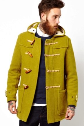 Men's coat duffle coat