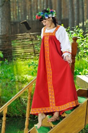 Russian folk sundress