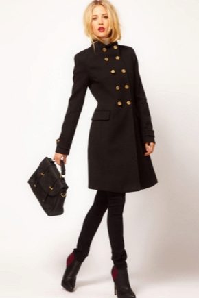 Women's Classic Black Coat