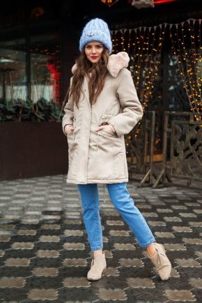 Beige parka