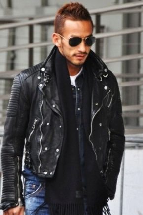 Men's leather jacket