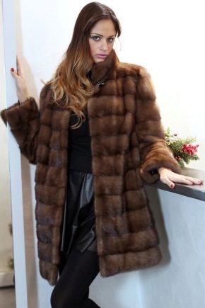 Wild Mink Fur Coat