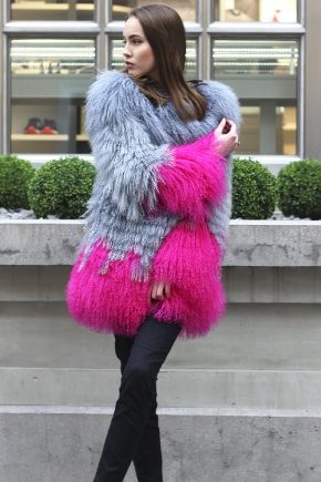 Lama fur coat is a glamorous choice!