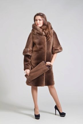 Mink transformer fur coat