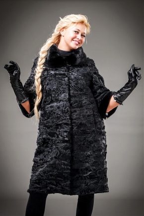 Astrakhan fur coats