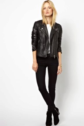 Stylish women's jacket of a leather jacket of 2019