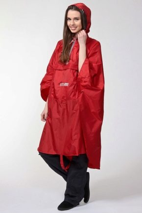 Poncho impermeable para mujer