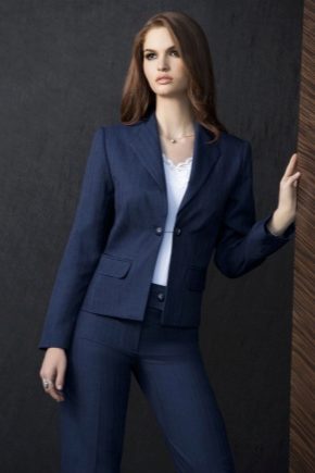 Blue and dark blue women's suits