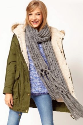 Knitted scarves - fashion trends in 2019