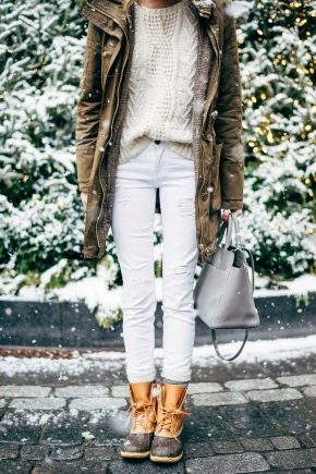 Botas de moda de invierno para mujer