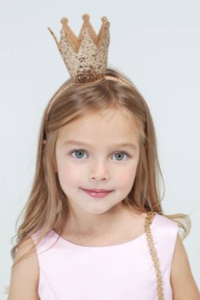 Headband with crown for girl princess