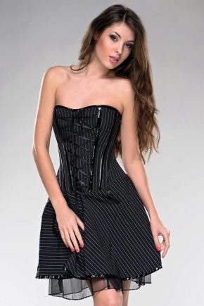 Dress with a corset - feminine and graceful