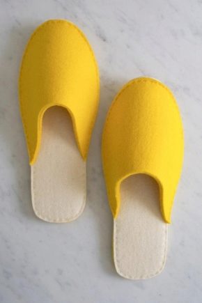 Felt slippers