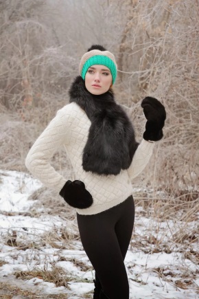 Mink Mitten