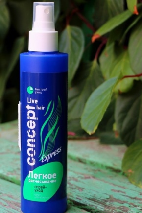 Spray for combing hair