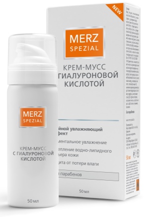 Merz cream mousse with hyaluronic acid