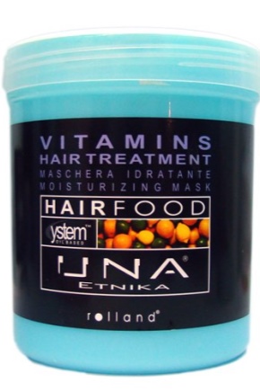 Topeng rambut dengan vitamin