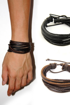 Pulseiras de couro dos homens