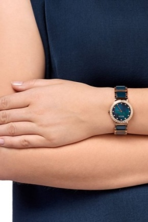 Women's watch with a ceramic bracelet