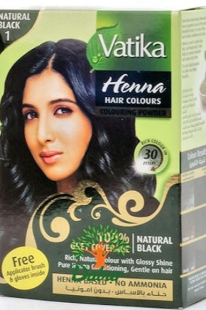 Hena negra para cabelo