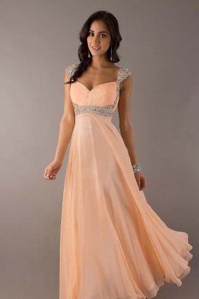 Makeup Peach Dress