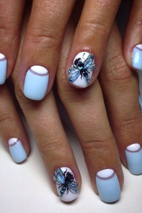 Dragonfly manicure