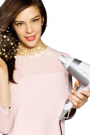 What is the ionization function in the hair dryer?