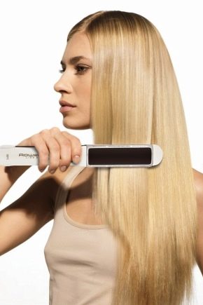 Iron for hair Rowenta