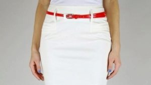 What can I wear with a white pencil skirt?