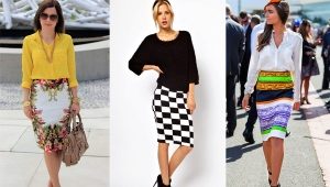 What can I wear knitted pencil skirt?