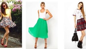 What to wear with a half sun skirt - stylish images