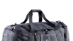 Sports travel bags: models on wheels, with a handle, large