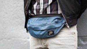 Sports bags for the belt: male and female models