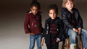 Elegantes chaquetas para niños y niñas temporada primavera-otoño 2019.