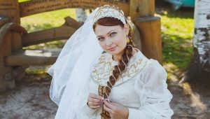 Wedding dresses in Russian style