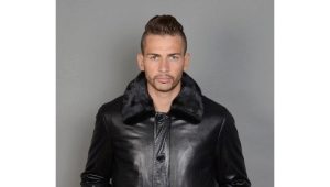 Men's winter leather jackets are the trend of this year.