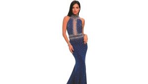 Hermosos vestidos largos de noche 2019