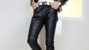 Men's leather pants